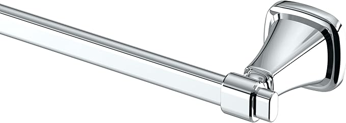 Gatco 5510 Beverly Towel Bar | Elegant Wall-Mounted Bathroom Towel Bar | Luxury Design, Heavy Duty Metal, EZ Ancor Mounting | Chrome Finish