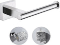 Suyar Polished Chrome Toilet Paper Holder, SUS 304 Stainless Steel Wall Mount Toilet Roll Holder, TP Hanger for Bathroom
