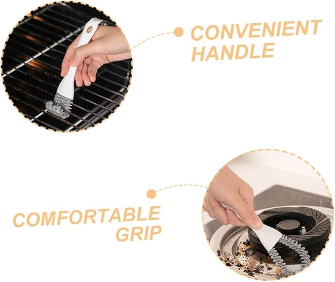 2Pcs Ergonomic Crevice Cleaning Brush Durable Handheld Grout Brush for Spaces for Windows Kitchen Sinks and Bathroom Basins Multi Occasion Cleaning Tools