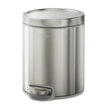 mVm Small Trash Can with Lid, 0.8 Gal Bathroom Trash Can, Compost Can Countertop for Kitchen Home Office (Tin)