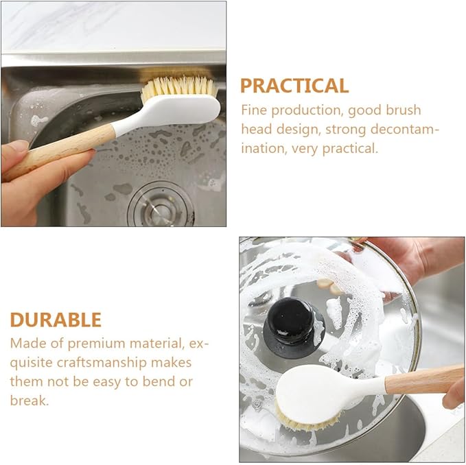 3pcs Craftsmanship Kitchen Brush Grout Scrubber Dish Scrub Tub Scrubber Wire Brush