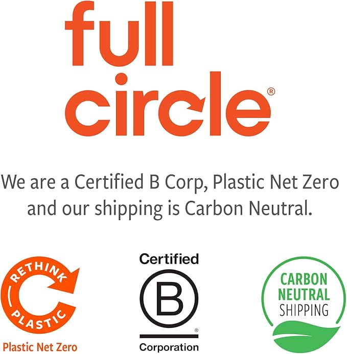 Full Circle Clean Ocean Squeegee – Recycled Plastic Shower & Glass Squeegee for Windows, Tile, and Windshields, Streak-Free Finish
