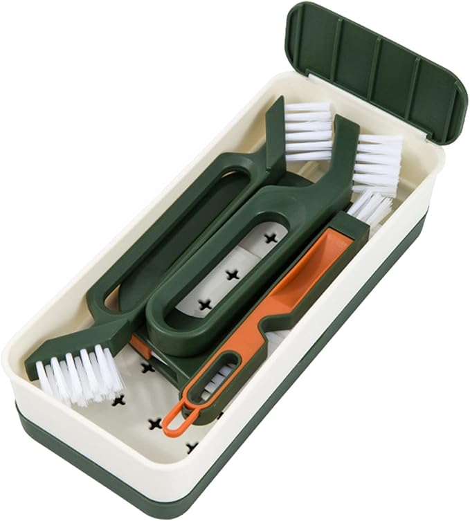 Upgraded Grout Cleaner Brush Set Detail Brush Set for Sink Drain Portable Grout Brush for