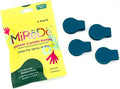 4 Pack Self Adhesive Shower Curtain Clips – Wall Mounted Clips Keep Curtain Closed and Contain Water Inside Shower – Easy Install Bathroom Splash Guards – Shower Accessories (Biscay Bay Blue)