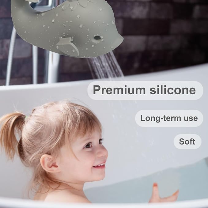 Bath Spout Cover, Faucet Cover Baby Protector Bath Tub Faucet Cover Protector for Kids, Silicone Bathtub Spout Cover for Baby Kids Toddlers Safety Protection Accessories