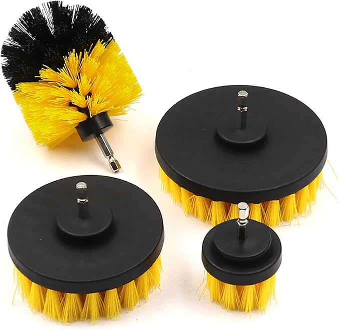 Electric Drill Brush Round Scrubber Brushes Auto Tires Tools for Bathroom Surfaces Floor Grout Tile