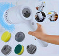 Generic Electric Spin Scrubber with 5 Replaceable Brush Head, Power Cordless Electric Cleaning Brush, Handheld USB-C Rechargeable Shower Scrubber for Cleaning Bathroom, Kitchen, Bathtub, Tile, Shower