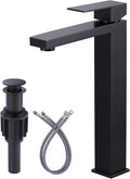 ARCORA Vessel Sink Faucet Oil Rubbed Bronze, Single Handle Tall Bathroom Faucet, Single Hole Lavatory Vanity Mixer Tap with Pop Up Drain and Supply Lines