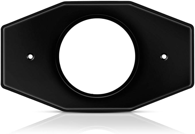 Tandefio 1 Set One Hole Remodel Plate Compatible with Moen Renovation Shower Cover Plate Compatible with Delta Tub Valve for 2 Handle or 3 Handle Shower Updates (13" X 7.5",Matte Black)