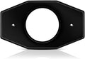 Tandefio 1 Set One Hole Remodel Plate Compatible with Moen Renovation Shower Cover Plate Compatible with Delta Tub Valve for 2 Handle or 3 Handle Shower Updates (13" X 7.5",Matte Black)