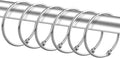24 Pack Shower Curtain Rings, Rustproof Decorative Shower Curtain Hooks Metal Round Shower Ring Hooks for Bathroom Shower Rod (Stainless Steel)