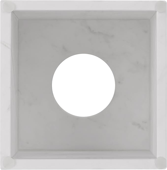 Natural Marble Tissue Box Cover, Exquisite Marble Square Tissue Box Holder, Elegant & Luxurious Decoration for Bathroom,Home & Office