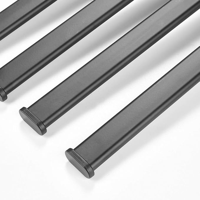 Swivel Hand Towel Bar Bathroom Swing Hanger Towel Rack Holder Matte Black Finish, Wall Mounted, 4-Arm