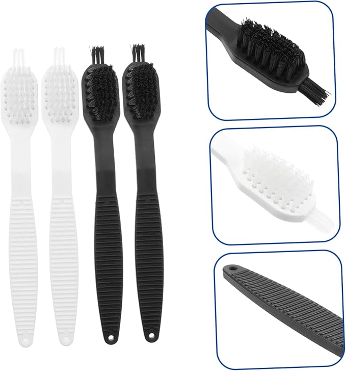 Ciieeo 10pcs Nylon Kitchen Cleaning Brushes for Juicers and Electric Appliances Plastic Handle Multipurpose Small Scrubbers for Blender Stove Refrigerator Maintenance