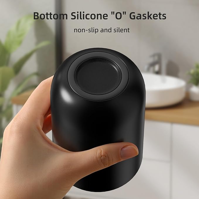 Toothbrush Cup 10.5oz Reusable Unbreakable Bathroom Tumbler 2 PCS, Easy to Clean Plastic Bathroom Cup Toothbrush Holder for Bathroom Counter Organizer