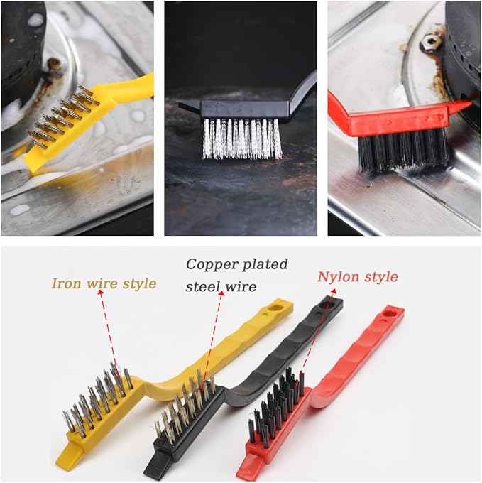 16PCS Crevice Cleaning Brush Set for Deep Cleaning Bathroom, Kitchen, Corner, Grout, Sink, Cup, Teapot, Blender, Bottle, Tight Spaces