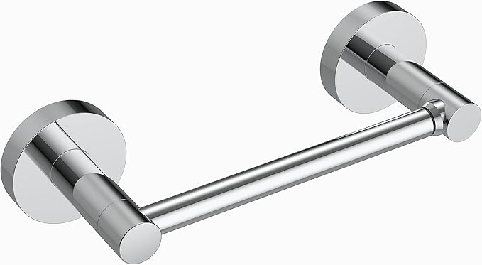 Toilet Paper Holder Bathroom Tissue Roll Holder Stainless Steel and Zinc Alloy Wall Mount Detachable (Chrome, 1)