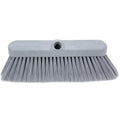 SPARTA 41278EC23 Flo-Thru Plastic Wall Scrub Brush, Equipment Brush With Soft Nylex Bristles For Industrial Kitchens, Hospitals, Commercial Cleaning, 4 Inches, Gray, (Pack of 12)