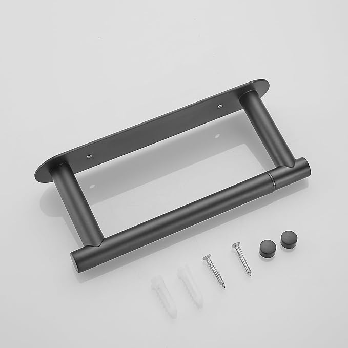 Removable Toilet Paper Holder, Grey Roll Holder, Paper Towel Holder