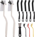11Pcs Crevice Cleaning Brush, CTEWRT Multifunctional Hard Gap Cleaning Brush Kits, Cleaning Tools for Household Use,Window Tracks,Kitchen,Bathroom,Faucets, and Toilets