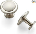 Ravinte 30 Pack 1-1/4 inch Kitchen Cabinet Knobs Dresser Drawer Brushed Nickel Zinc Pulls Door Handles for Drawers