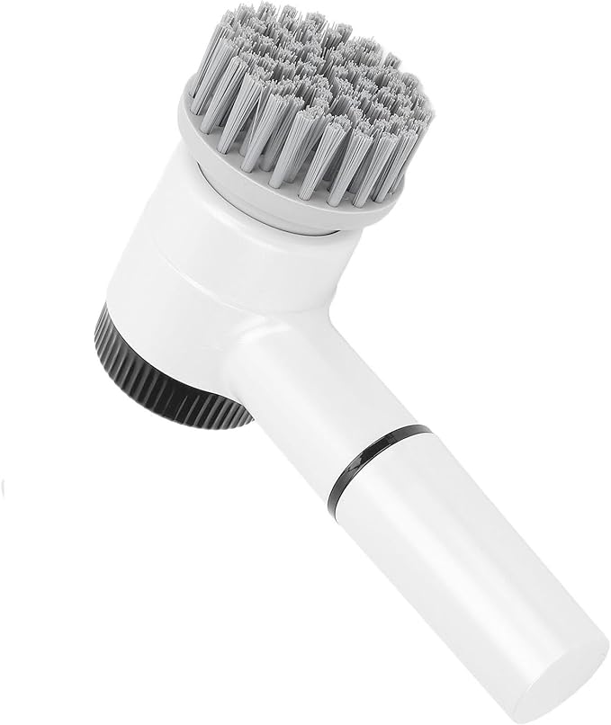 Electric Spin Scrubber, Cordless Bath Tub Power Scrubber Mini Electric Cleaning Brush, Power Scrubber with LED Screen, 3 Speed Modes, 4 Brush Heads for Bathroom, Kitchen, Tub,
