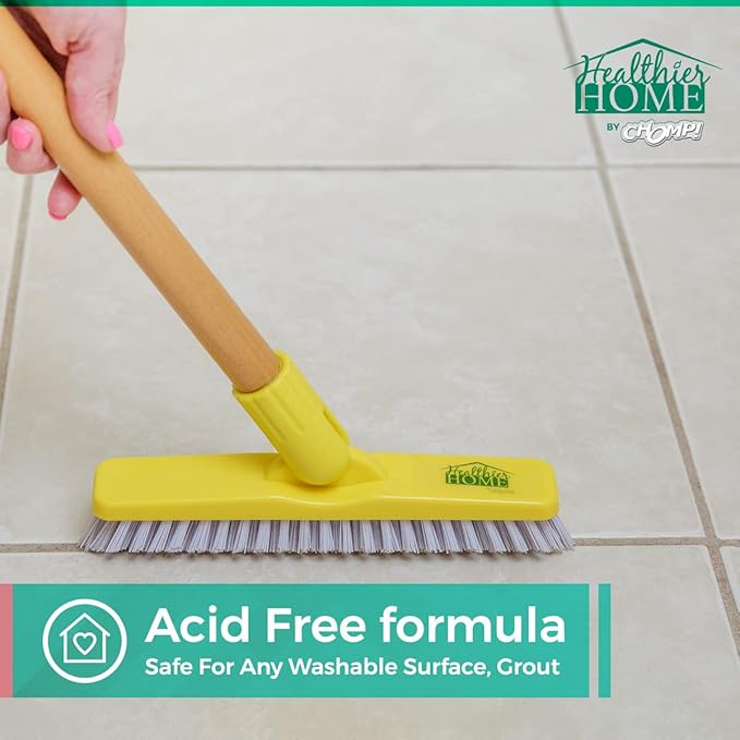 CHOMP! Grout Cleaner Bundle, Includes Grout Brush, Refreshes Grout and Removes Stains on Tile Floors and Bathroom Walls & Kitchens (3 Pack Set)