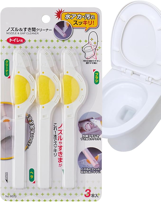 3 Pack Cleaning Brushes, 5.51in Crevice Cleaning Brush, Toilet Dedicated Clean Brush, Multi- Scrubber for Shower Tiles, Kitchen Grout, Corners, Includes Curved Sponge, Scraper