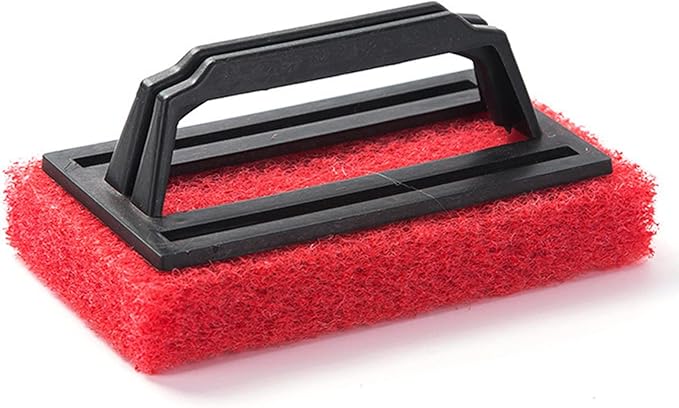 Scrub Sponge Brush with Handle Tub and Tile Brush for Bathroom Multiple Use Sponge Brush Scrubber