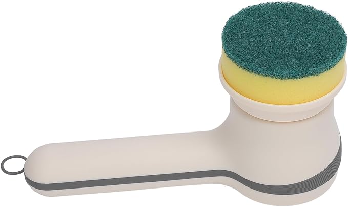 Electric Scrubber Cordless for Bathroom and Kitchen, Electric Brush with 4 Interchangeable Heads