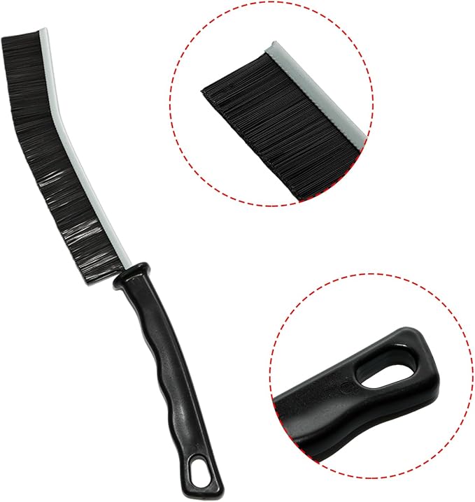 6PCS Crevice Cleaning Brush,Bathroom, Toilet, Kitchen Tile Cleaning Brush for Hard-to-Reach Areas, Window Gaps,Faucets