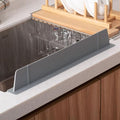 FLT Aqua Silicone Sink Splash Guard-Water Splash Gaurd for Kitchen, Island and Bathroom- 20 inch wide-No Suction Cup (Made in Korea) (Grey)