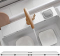 Fast Drying Faucet Mat for Kitchen Sink, Water Absorbent Diatomite Stone Sink Tray with Raised Feet, Kitchen Sink Splash Guard, Prevents Moisture Buildup, Durable Protector for Bathroom Counter