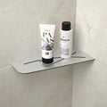Corner Shower Shelf 12" Brushed 304 Stainless Steel Quadrilateral Corner Shelf Recessed Bathroom Shower Shelf, No Drilling