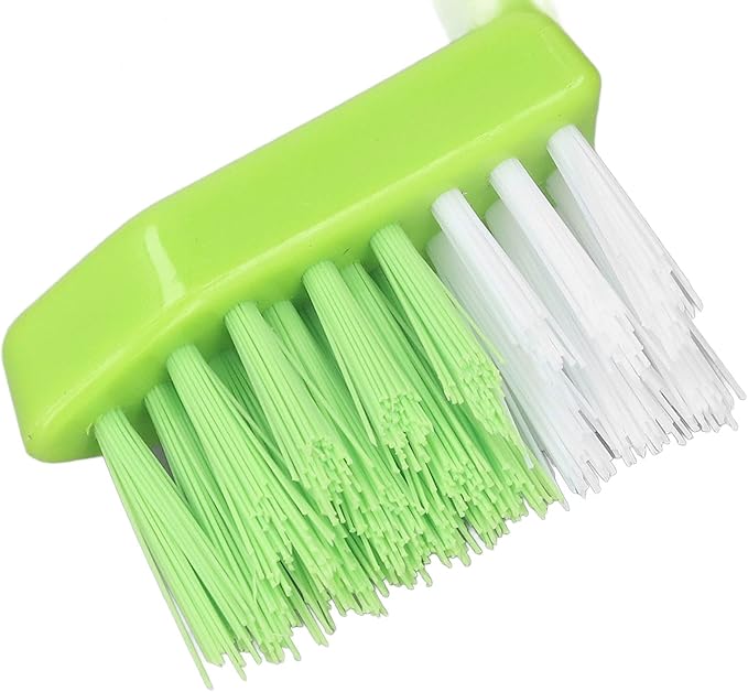 3 PCS Grout Brush, ABS Stiff Bristle Brush, Scratch Resist Tile Joint Scrub Brush, Impact Resist Grout Cleaner Brush for Shower Bathroom Kitchen