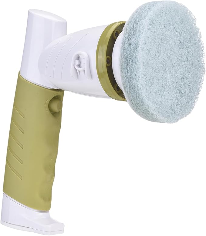 Electric Sprebber, 18W 420RPM Cordless Handheld Cleaning Brush with 6 Brush Heads for Kitchen Bathtub Tile Floor (US Plug)