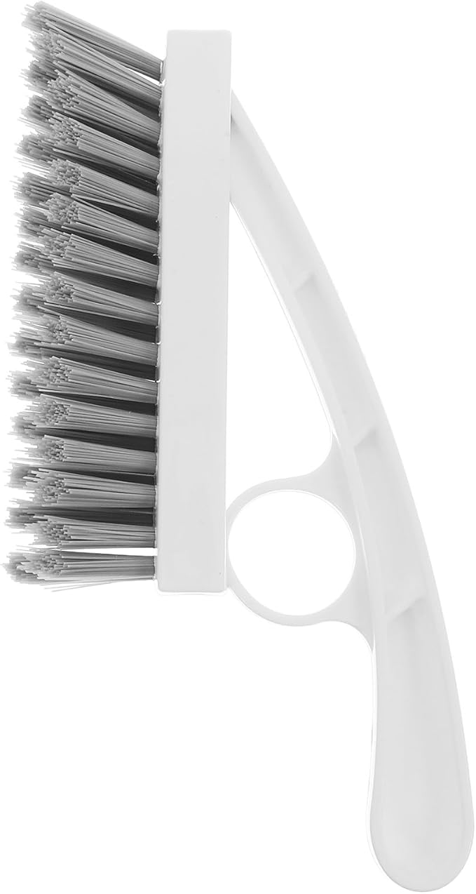 Grout Scrubber Brush with Hard Bristles and Wall Corner Cleaning Brush for Bathroom Tile and Floor Seam Cleaning for Toilet