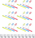18pcs Bathroom Squeegee Shower Squeegee for Glass Doors, for Shower Glass Cleaner Squeegee, Window Cleaning Shower Door with 10 Hooks