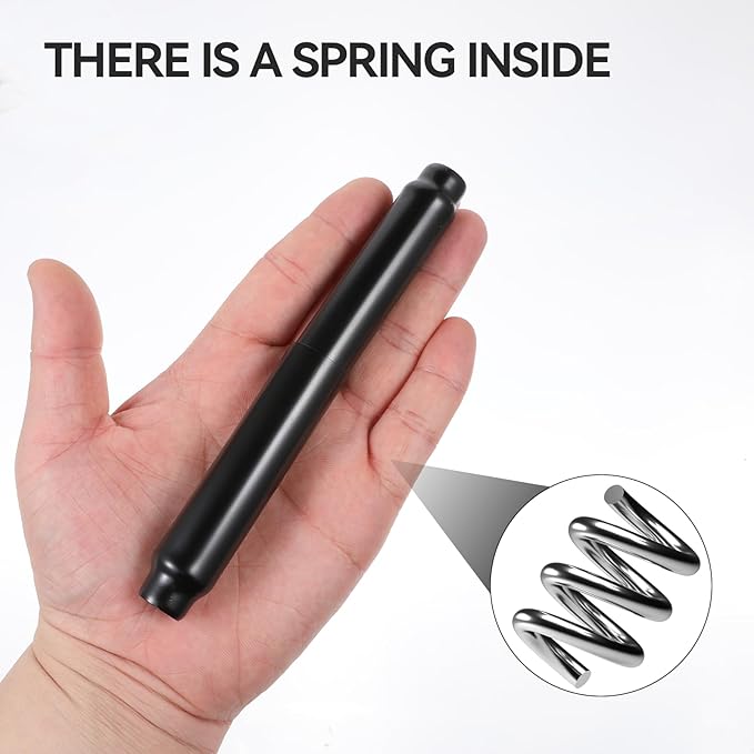 Toilet Paper Roll Holder Replacement Stainless Steel Toilet Paper Holder Spring Rod Spring Loaded Black