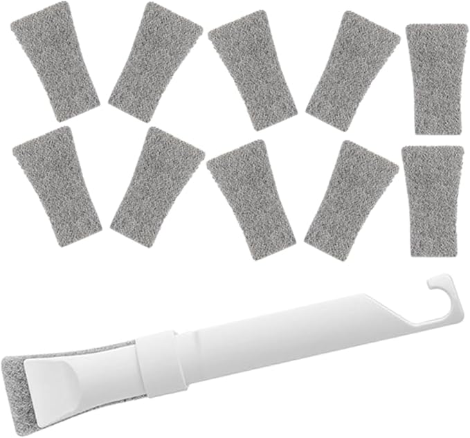 Generic 1 Set Multifunctional Grout Brush Compact Cleaning Tool for Tight Spaces Kitchen Bathroom Sinks and Window Tracks Includes Detachable Scraper for Versatile Use