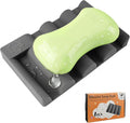 Silicone Soap Dish,Self Draining Soap Holder Perfect for Shower,Bathroom Sink,Kitchen Sink & Travel,Non-Slip Bar Soap Holder Extend Soap Life,Keep Soap Bars Dry Clean (Grey-1Pcs)