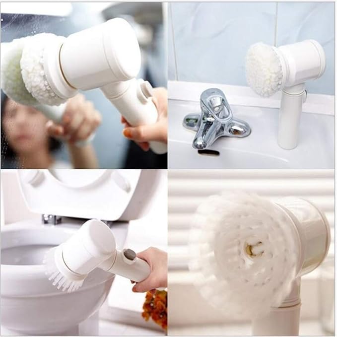 Handheld Bathtub Brush Electric Brush Cleaner Sink Electric Cleaning Bathroom Wash Brush Kitchen Cleaning Tool