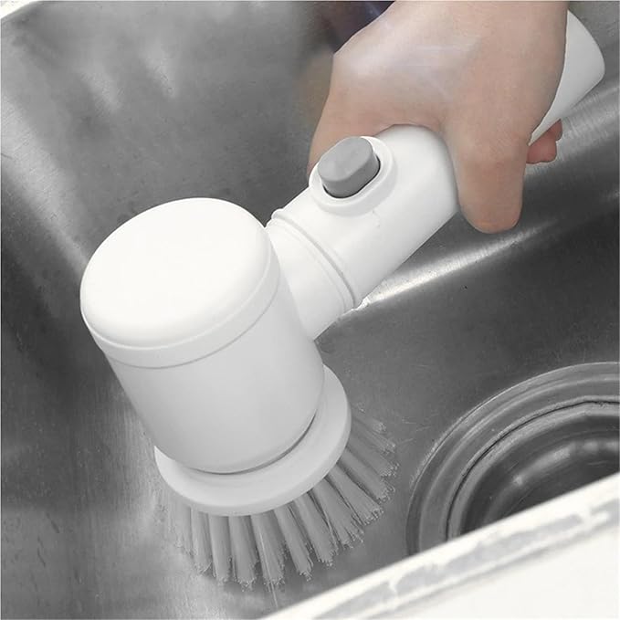 Multi-Functional Electric Cleaning Brush for Kitchen and Bathroom - Wireless Handheld Power Scrubber for Dishes, Pots, and Pans