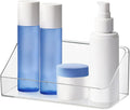 Poeland Medicine Cabinet Shelves Organizer, Wall Mounted Storage Organizer, Clear Storage Box for RV Bathroom, Bedroom, Personal Organizers (Transparent)