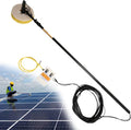 Solar Panel Electric Cleaning Tool, Solar Panel Cleaning Kit, Automatic Rotary Brush,Solar Panel,Roof Water Brush,With Adjustable Extension Rod,Cleaning Equipment,Window Cleaner
