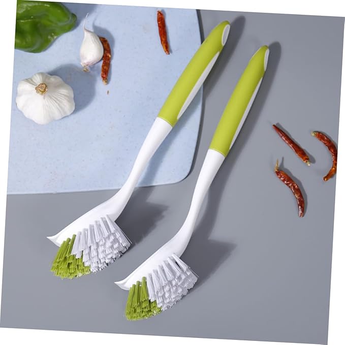 Beaupretty 1pc Dish Scrub Brush Long Handle Kitchen Cleaning Brush for Grout Pot Dish Wand Scrubbing Multipurpose Cleaning Tool