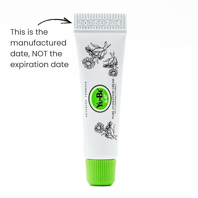 Yu-Be Advanced Formula Pure Hydration Cream Samples (100 Pack) – Fragrance-Free Hand & Body Moisturizer for Dry, Sensitive-Prone Skin – Glycerin-Rich, Travel Size (0.10 fl oz Each)