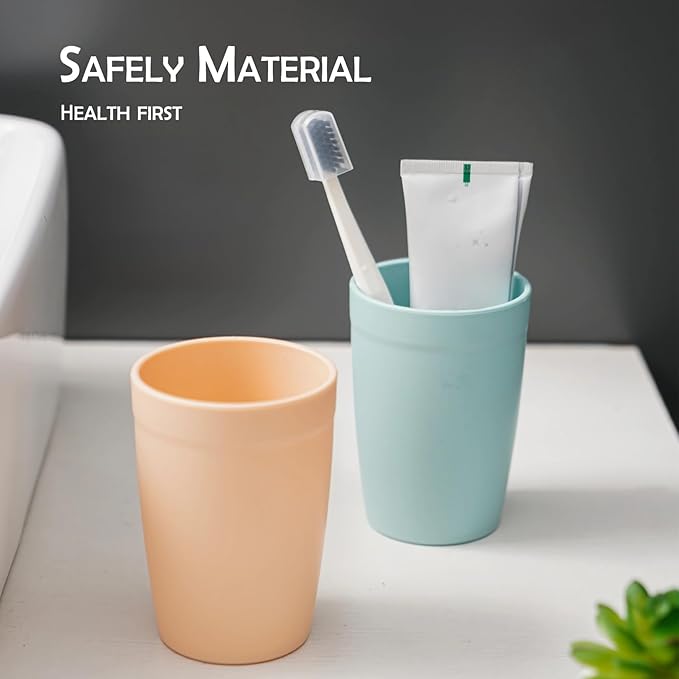 2 in 1 Magnetic Cup Toothbrush Holder for Bathroom,Wall Mounted Drill-Free Electric Toothbrushes Storage Organizer Space Saving, for Waterpik Oral-B, Family Father Mother and Son/Daughter (Rosepink)