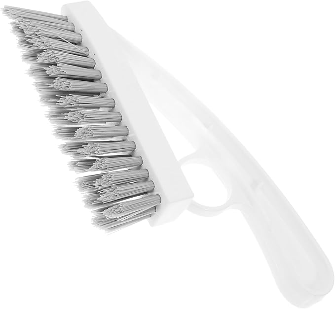 Grout Scrub Brush and Corner Floor Seam Cleaning Brush with Hard Bristles Heavy Duty Tile Cleaning Tool for Bathroom Shower and Toilet Floor Surfaces