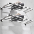 Hotel Towel Racks for Bathroom Wall Mounted, 30 Inch Towel Shelf for Bathroom, 2-Tier Bathroom Towel Rack, Polished Chrome